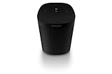 Sonos | One SL Altavoz Inteligente Sin Micrófonos, Multiroom y Streaming WiFi, Control App Sonos Controller, Compatible iOS AirPlay 2, Negro
