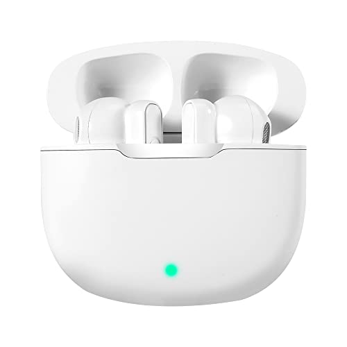 Auriculares inalámbricos Bluetooth 5.0 con cancelación de Ruido IPX5, Impermeables, micrófono Integrado en la Oreja, Auriculares de Sonido 3D, compatibles con Phone/Android