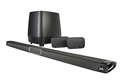 Polk Audio MagniFi MAX SR 5.1canales 400W Negro Sistema de Cine en casa - Equipo de Home Cinema (No se Incluye, 5.1 Canales, 400 W, DTS,Dolby Digital 5.1, 60 W, 7,62 cm (3'))