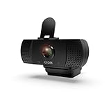 Camara Web Krom Kam -NXKROMKAM- Diseñada para Gaming - Webcam 1080p, 30fps, microfono incorporado, tripode incluido, USB, Negro