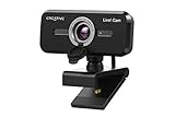 Creative Live Cam Sync 1080p V2 - Webcam USB (gran angular, función de silencio automático, reducción de ruido, micrófono integrado mejorado, para zoom, Skype)