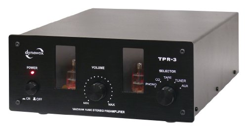 Dynavox TPR-3 - Amplificador valvular, color negro