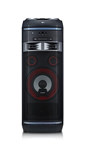 LG XBOOM OK75 - Altavoz Alta Potencia (1000W, Bluetooth, USB, Funciones DJ, Karaoke, iluminación), Negro