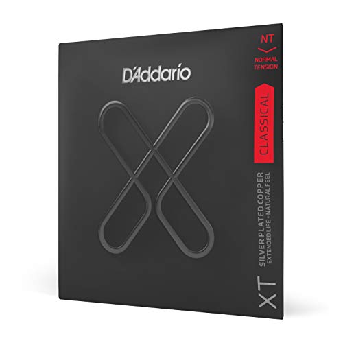 D'Addario XTC45, XT Classical Guitar Strings Silver Plated Copper, Normal Tension