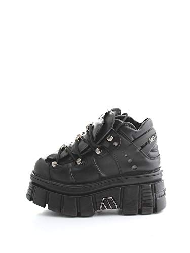 New Rock C45 Ankle Platform Mujer Zapatos Negro