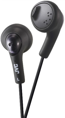 JVC HA-F160-B-E Gumy - Auriculares de botón, color negro