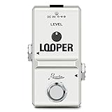 Rowin Looper - Pedales para guitarra eléctrica con efecto loop con puerto de tarjeta de memoria, bucles ilimitados, grabación de tiempo real de 10 minutos