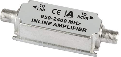 Digitalbox 77-0311-00 - Amplificador de señal para equipos por satélite (950-2400 MHz, 20 dB), plateado (importado)
