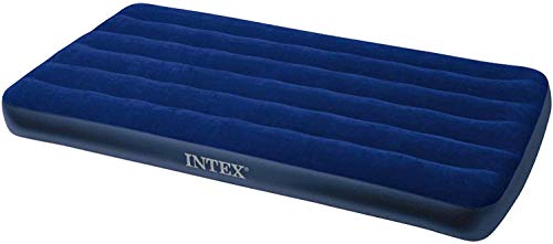 Intex 68757, Classic Downy, Colchón hinchable, Unisex adulto, Azul, 99 x 191 x 22 cm