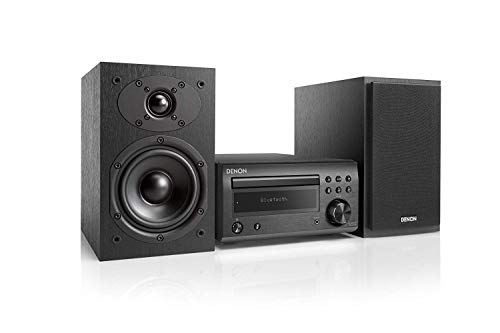 Denon D-M41 Home audio mini system 60W Negro, Plata - Microcadena (Home audio mini system, Plata, 60 W, De 2 vías, 12 cm, 2,5 cm)