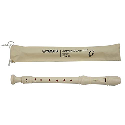 Jiansheng01-ou - Flauta de 8 agujeros alemana, 8 agujeros, clarinete inglés de ocho agujeros, para principiantes, material de seguridad, Blanco-alemán YRS-23G