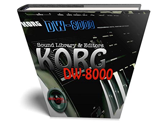 Korg dw-6000 Editor de sonido original y biblioteca en CD