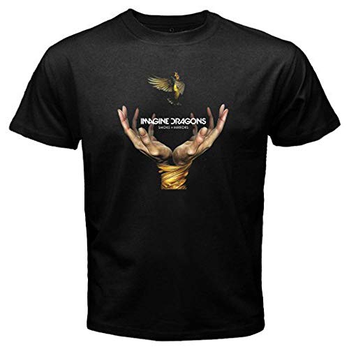 Imagine Dragons *Smoke + Mirrors Rock Band Men's Black T-Shirt Size S-3XL
