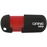 Dane Elec – 64 GB USB Flash Drive, Negro/Rojo