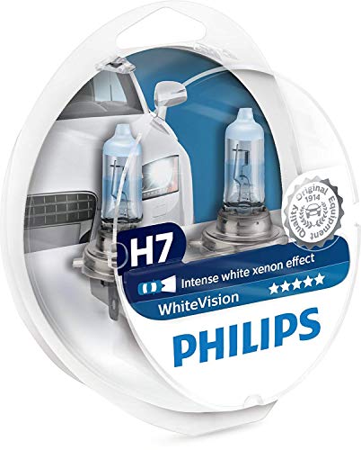 Philips 12972WHVSM WhiteVision Lámpara Halógena, 60 % más de Luz, 4300K
