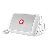NGS Roller Ride White Altavoz Bluetooth Portátil 10W con Entrada de Audio Auxiliar y Micro SD, Waterproof IPX4, Blanco