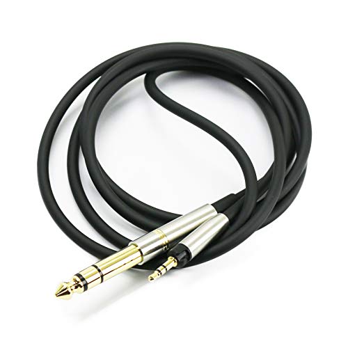 Cable de actualización de audio de repuesto compatible con auriculares Audio Technica ATH-M50x, ATH-M40x, ATH-M70x, 2 metros/6.6 pies