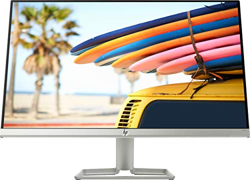 HP 24fw - Monitor Full HD de 23.8' (1920 x 1080, panel IPS LED, 16:9, HDMI 1.4, VGA, 5 ms, 60 Hz, AMD FreeSync, Altavoces incorporados), Color Blanco