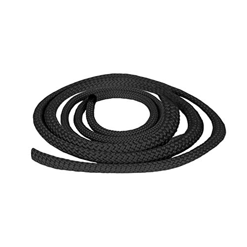 SunniY - Cuerda de Escalada estática de 8 mm, Cuerda de bajo Estiramiento Exterior, Salvavidas de Velocidad, Cuerda de Seguridad Duradera, Doble Velocidad, Negro