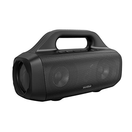 Anker Soundcore Motion Boom Altavoz Bluetooth Portátil de Exterior, con Diafragma de Titanio, Tecnología BassUp, Resistente al Agua IPX7, 24 h de Reproducción, App Soundcore, para Exterior y cámping