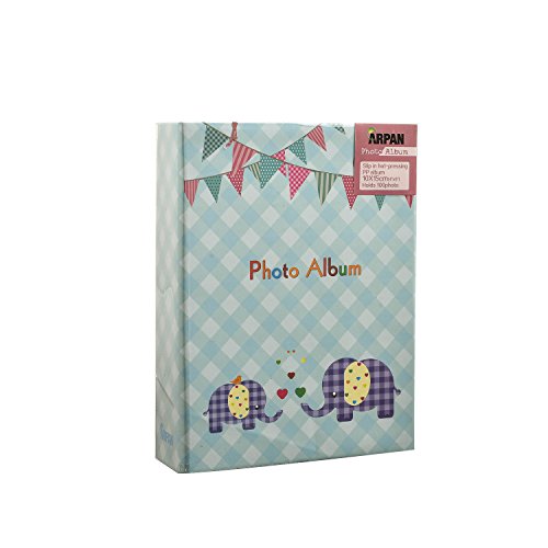 Arpan - Álbum de fotos pequeño de 15 x 10 cm para 100 fotos, varios diseños y colores (BA-9776)