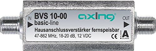 Axing BVS 10-00 - Amplificador de línea para señal satélite (18-20 dB) (importado)