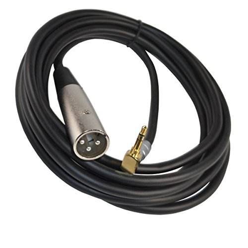 HQRP Cable 3.5mm a XLR para Mackie ART300A, SRM450, SRM350 Altavoces, M-Audio Ultra, C400, C600, Fast Track, ProFire 2626