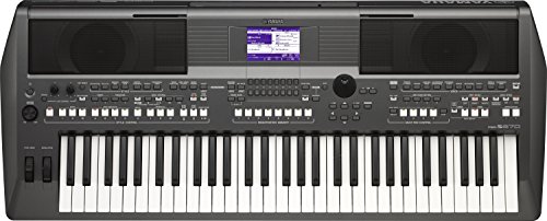 Yamaha PSR-S670 - Teclado digital portátil perfecto para actuaciones en vivo y en directo, con 61 teclas sensibles a la pulsación y funciones de DJ, color negro