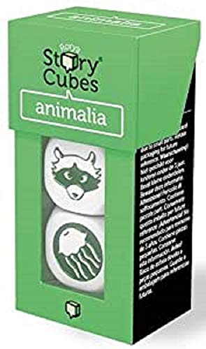 Rory Story Cubes Animalia Juego de Mesa de Dados para Crear Cuentos e Historias, temática Animales (podría no Estar en español)