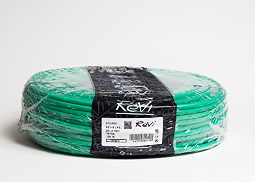 Cable RZ1-K 0,6/1kV (AS) Libre de Halógenos 2x1,5mm 100m (Verde)