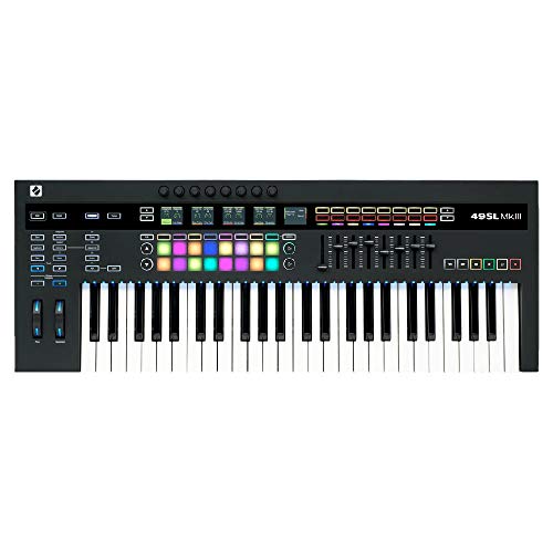 Novation 49SL MkIII 49-Key MIDI Controller Keyboard and Sequencer
