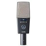 AKG C414 XLS - Micrófono (Studio, 20 - 20000 Hz, Cardioid, Alámbrico, XLR-3, 300g) Gris, Plata