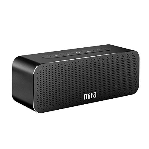 MIFA SoundBox Altavoz Portátil Bluetooth 30W Todo en Aluminio Subgrave Potente, 4000mAh de Litio Recargable, Tecnología TWS y DSP Sonido Stereo & Bass, Tarjeta de microSD, AUX-IN