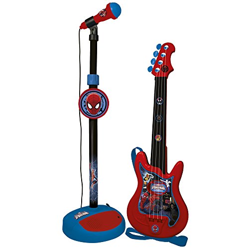 REIG- Spider-Man Spiderman - Conjunto de Guitarra y micrófono (552) (72-552)
