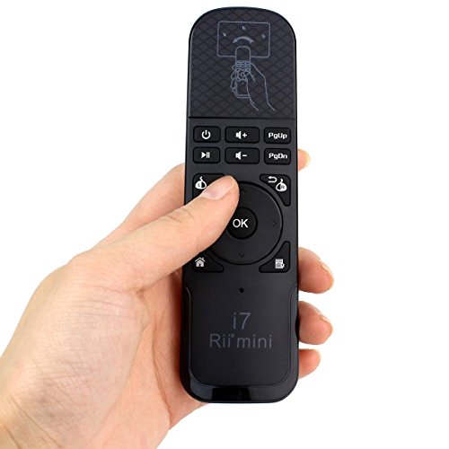 Rii Mini i7 Wireless - Control Remoto con ratón giroscopico para Smart TV, Mini PC, Consolas de Juegos (Xbox One - Xbox 360), PC (Windows - Mac - Linux)