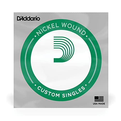 D'Addario NW060 .060 Nickel Wound Single String for Electric Guitar