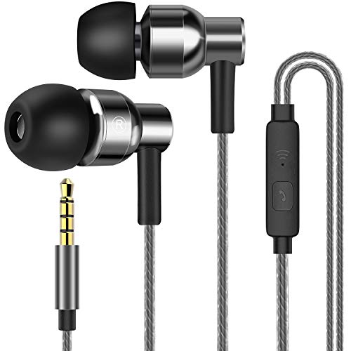 Autkors Auriculares In Ear, Auriculares con Cable y Micrófono Alta Definición Aislamiento de Ruido para Huawei, Phone 6/6s y los Dispositivos de Auriculares de 3,5 mm