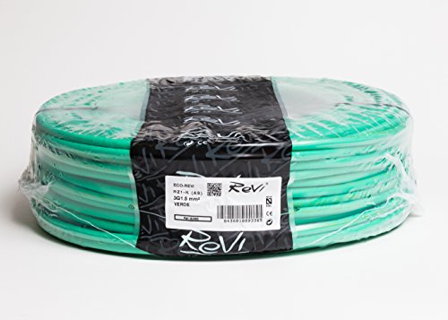 Cable RZ1-K 0,6/1kV (AS) Libre de Halógenos 3x1,5mm 50m (Verde)