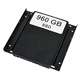 Disco duro SSD de 960 GB con marco de montaje (2,5' a 3,5') compatible con placa base Asus M4A78LT-M, incluye tornillos y cable SATA.