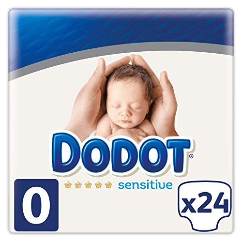 Dodot Protection Plus Sensitive Pañales Talla 0 (1.5 - 2.5 kg) - 2 x 24 Pañales