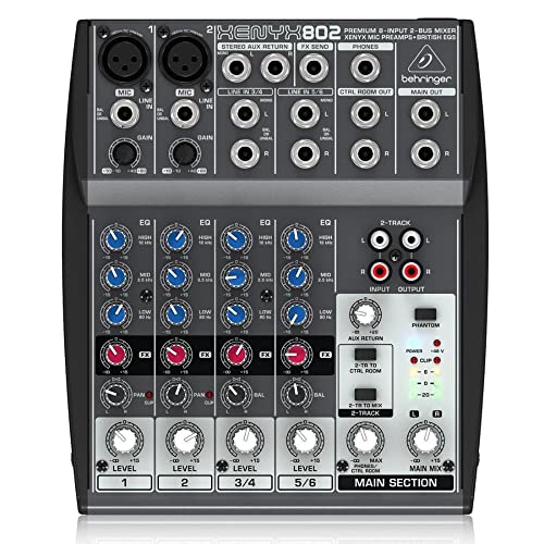Best Price Square Mixing Console, XENYX 802 XENYX 802 by BEHRINGER