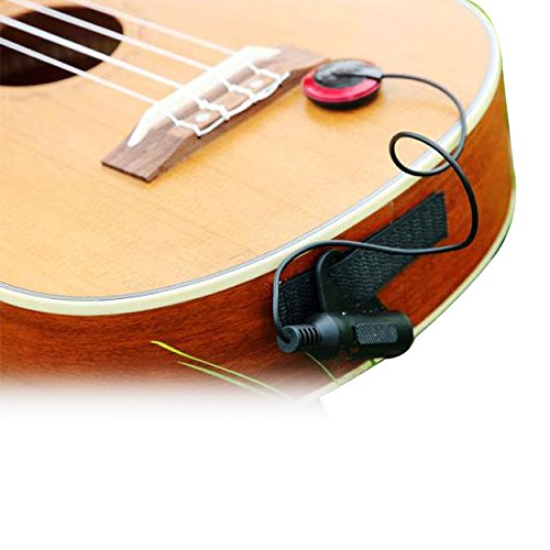 EAPEY Micro Sensor de amplificación electrónico para guitarra acústica/ukelele/Violín/mandolina