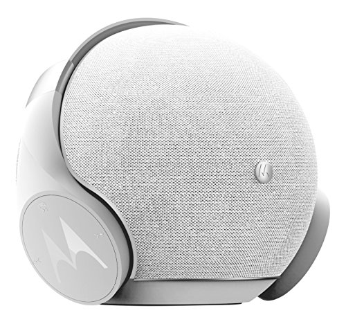 Motorola Lifestyle Sphere+, Altavoz Estéreo Bluetooth y Juego de Auriculares, Bluetooth/AUX, Blanco/Plata