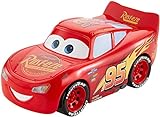 Mattel Disney Cars-Vehículo Turbocarreras Rayo Mcqueen, coches de juguetes niños +3 años, multicolor FYX40 , color/modelo surtido