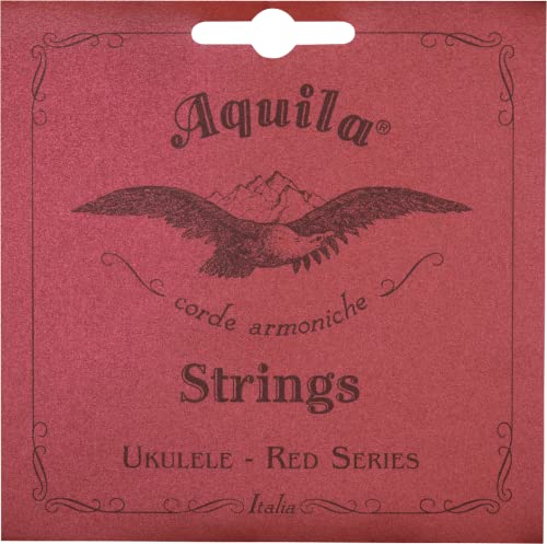 Aquila 86U - Juego de cuerdas para ukelele de concierto en Sol (grave), Do, Mi, La