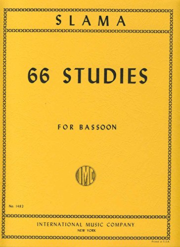 SLAMA A. - Estudios Basicos (66) en todos los Tonos para Fagot