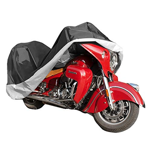 HWHCZ Fundas para Motos Cubierta de la Motocicleta, Compatible con la Moto Yamaha TMAX 530 Cubierta DX, 210D Oxford Tela Espesado Mobike Cover-Impermeable a Prueba de Polvo de Sunproof