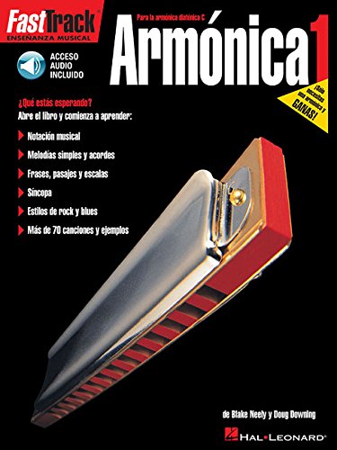 Fasttrack - armonica 1 (esp) harmonica +cd (Fast Track (Hal Leonard))