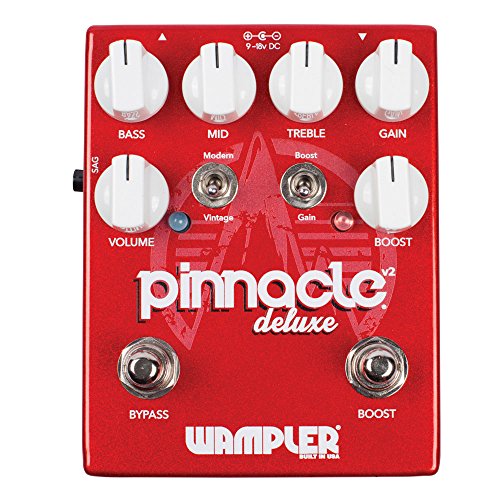 Wampler Pinnacle Deluxe V2 Distortion - Pedal de efectos para guitarra eléctrica